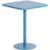 Image de Petite Friture - Table carrée Week-end - Bleu - Aluminium - Designer Studio BrichetZiegler