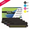 Image de Pack de 4 toners compatible Brother TN325 XL Noir et couleurs