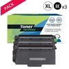 Image de Pack de 3 toners compatible Brother TN3380 Noir