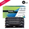 Image de Pack de 3 toners compatible HP 05A Noir