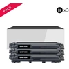 Image de Pack de 3 Brother TN-1050 - Toners compatibles Noirs - P3KGNB1050 - L'Essentiel à Petit Prix