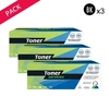 Image de Pack de 3 toners compatible Dell B2360 Noir