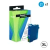 Image de Cartouche d'encre compatible Epson 502 XL Cyan / Epson Jumelle (C13T02W240) - Grande capacité - marque Toner Services