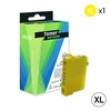 Image de Cartouche d'encre compatible Epson 502 XL Jaune / Epson Jumelle (C13T02W440) - capacité XL - marque Toner Services