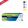 Image de Pack de 4 toners compatible HP 220 Noir et couleurs