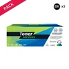 Image de Pack de 3 toners compatible W1420A Noir