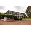 Image de Pergola Bioclimatique Aluminium XXL Gris Anthracite - 21,52 m² - Lames Orientables Manuelles