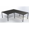 Image de Pergola bioclimatique XXL 32,63 m² en aluminium - Forme en L - Gris anthracite