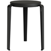 Image de TIPTOE - Tabouret empilable Lou - Noir - Bois éco-certifié - Designer Gregory Cibert