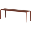 Image de TIPTOE - Banc Panorama - Rouge - Acier thermolaqué