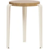 Image de TIPTOE - Tabouret empilable Lou - Blanc - Chêne massif éco-certifié - Designer Gregory Cibert