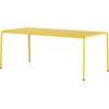 Image de TIPTOE - Table rectangulaire Panorama - Jaune - Acier thermolaqué
