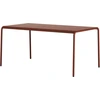 Image de TIPTOE - Table rectangulaire Panorama - Rouge - Acier thermolaqué