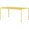 Image de TIPTOE - Table rectangulaire Panorama - Jaune - Acier thermolaqué