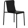 Image de TIPTOE - Chaise empilable Panorama - Noir - Acier thermolaqué