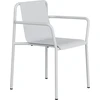 Image de TIPTOE - Fauteuil de repas empilable Panorama - Gris - Acier thermolaqué