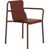 Image de TIPTOE - Fauteuil de repas empilable Panorama - Rouge - Acier thermolaqué