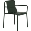 Image de TIPTOE - Fauteuil de repas empilable Panorama - Vert - Acier thermolaqué