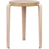 Image de TIPTOE - Tabouret empilable Lou - Rose - Chêne massif éco-certifié - Designer Gregory Cibert