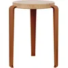 Image de TIPTOE - Tabouret empilable Lou - Marron - Chêne massif éco-certifié - Designer Gregory Cibert