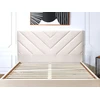 Image de Tête de lit ROMANE tissu velours beige 170 BOBOCHIC