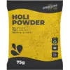 Image de Poudre Holi JAUNE - Sachet 75 grammes