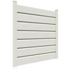 Image de Kit cloture - Lame 16cm - PVC Blanc - LG: 12m x H: 1m74