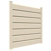 Image de Kit cloture - Lame 16cm - PVC Beige - LG: 12m x H: 0m82