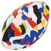 Image de Ballon de rugby Rebond The Feebles x FHP Bleu Taille 5 THEFEEBLES-RUGBY