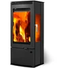 Image de Poêle à bois TALMA TRI VISION acier - vertical - 9,1kW - 45,8 x 105,8 x 43,8 cm