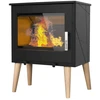 Image de Poêle à bois USKO 8.7KW en fonte - étanche - eco design