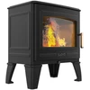Image de Poêle à bois - GEORGES - 6,7 kW fonte noir - bûches 49 cm - sortie Ø150 mm
