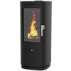 Image de Poêle à bois - MAONIE - 11,5 kW fonte noir - bûches 50 cm - sortie Ø150 mm