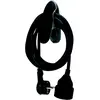 Image de Watt & Co Rallonge éléctrique avec clip - Noir - 5 m