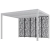 Image de Kit 5 panneaux moucharabieh en acier haute performance - Gris anthracite