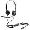 Image de Urban Factory USB HEADSET WITH REMOTE CONTROL, Avec fil, 100 - 6600 Hz, 90 g, Casque, Noir HBV01UF