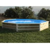 Image de Piscine bois ronde - Ø 4,60 x H. 1,11 m LEYTE