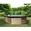 Image de Piscine bois octogonale - 5,90 x 4,20 x H. 1,11 m LUCON