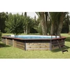 Image de Piscine bois octogonale - 7,30 x 4,20 x H. 1,29 m SIAYAN