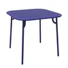 Image de Petite Friture - Table carrée Week-end - Bleu - Aluminium thermolaqué époxy - Designer Studio BrichetZiegler