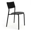 Image de TIPTOE - Chaise empilable SSD - Noir - Polypropylène recyclé - Designer Gregory Cibert