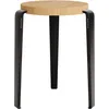 Image de TIPTOE - Tabouret empilable Lou - Noir - Acier thermolaqué - Designer Gregory Cibert