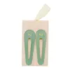 Image de Bachca - Barrettes Vert D'eau 2 Barrettes À Cheveux