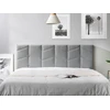Image de Tête de lit BELLEVILLE gris clair 150 BOBOCHIC