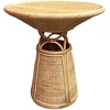 Image de POPUS EDITIONS - Table d'appoint TOFFEE - Beige - Rotin