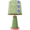 Image de POPUS EDITIONS - Lampe de table WINNIE - Vert - Rotin laqué