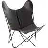 Image de AIRBORNE - Fauteuil AA - Noir - Cuir buffalo - Designer Antonio Bonet
