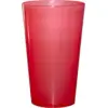 Image de Gobelet Ecocup Rouge 25cl utile (33cl ras bord) Réutilisable - Type Demi, Jus, Soft