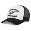 Image de ALPINESTARS Triple Trucker Hat, Casquettes et bonnets pour le motard, Blanc-Noir-Blanc