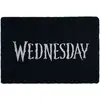 Image de Paillasson de Wednesday - Wednesday Logo - pour Indifférent - noir/beige Standard